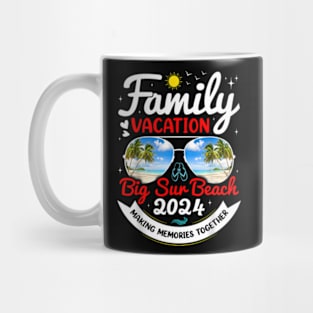 Big Sur Beach California Vacation 2024 Family Matching Group Mug